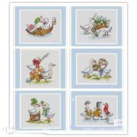 ZZ7828Cross Stitch Set Chinese Cross-stitch Kit Embroidery Needlework Craft Packages Cotton Fabric Floss  New Designs Embroidery Needlework