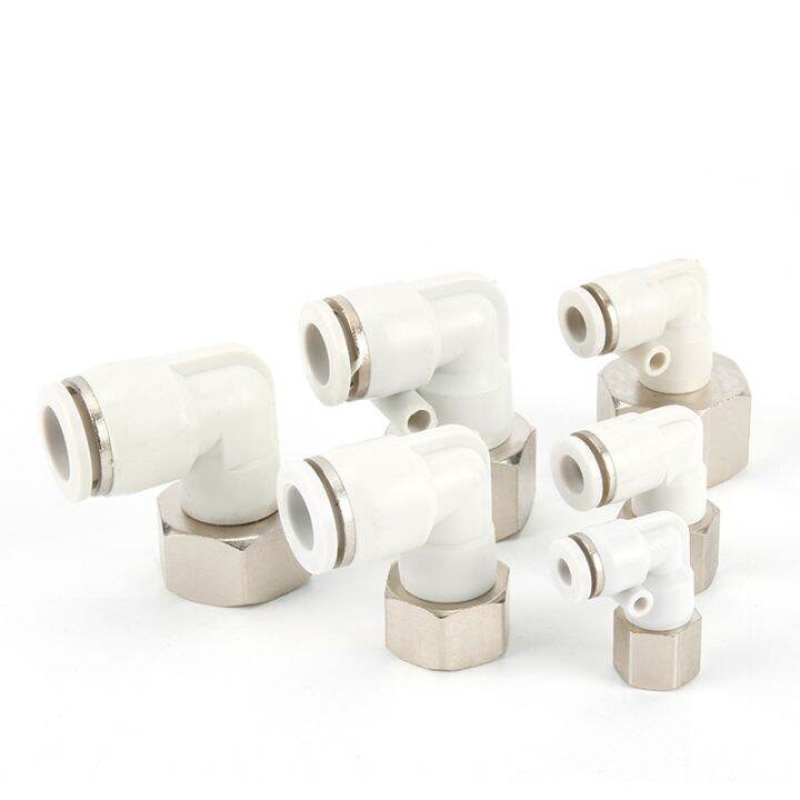 pneumatic-fitting-pipe-connector-high-quality-white-hose-fittings-1-4-1-2-6mm-8mm-bsp-thread-quick-coupling-air-tube-connectors