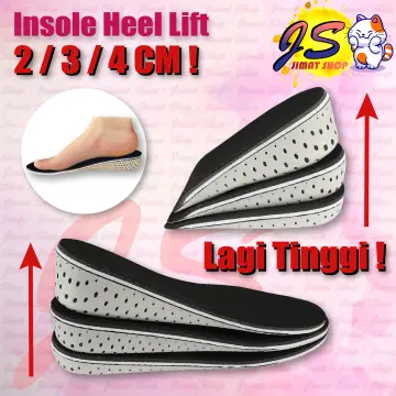Gel Height Increase Insoles Shock Absorption Heel Cushion - Temu