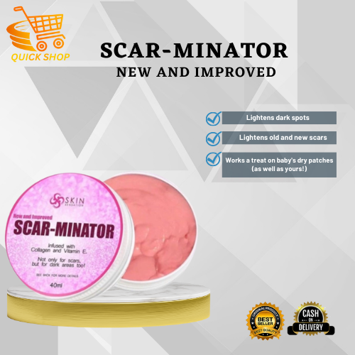 AUTHENTIC SCARMINATOR SCAR REMOVER/ PERFECT REMEDY FOR ALLERGIES