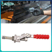 Push Pull Toggle Clamp สแตนเลสควบคุมง่ายปรับ Safe Plunger Stroke Clamp สำหรับเครื่องจักรอุตสาหกรรมภายในบ้าน