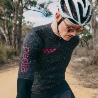 OFF GRID Roamer Jersey - Speckle Black 2021 The Pedla Newest Summer Short Sleeve Cycling jersey Road Bike MTB Cycling shirts