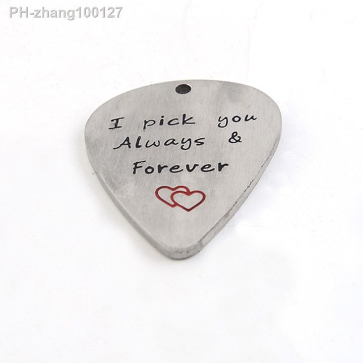 metal-ukulele-picks-pendant-with-hole-letters-carved-guitar-picks-bass-mediator-acoustic-electric-accessories-classic-1-7mm