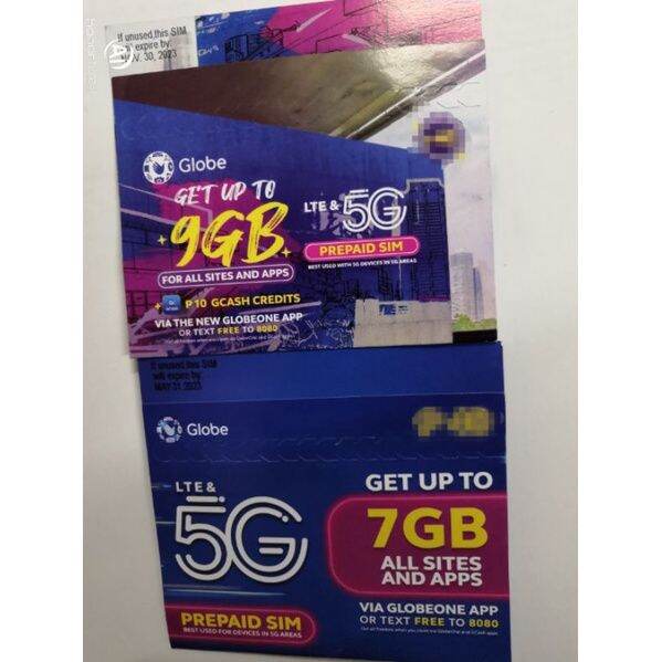 【READY STOCK】 Globe 5G LTE Prepaid SIM 0916 Triple Cut SIMCard | Lazada PH