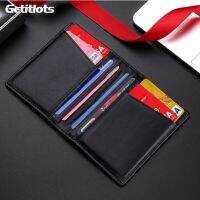 【CC】✱ﺴ✧  Card Wallet Men Minimalist Holder Luxury Leather Thin Small Rfid Money Cardholder Multi-card Dropship