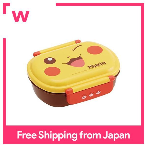 Skater Lunch Box Pokemon Pikachu Face Antibacterial Made in Japan, 360ml