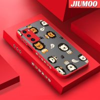 JIUMOO เคสสำหรับ Huawei P40 P40 Pro P40 Lite P40 Pro Plus เคสลายสิงโตน่ารักใหม่แบบผิวด้านแผ่นหลังเคสมือถือโปร่งใสกันกระแทกรวมเลนส์กล้องถ่ายรูปฝาครอบป้องกัน