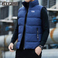 เสื้อกั๊กผู้ชายสไตล์ JEEP เสื้อกั๊กกันหนาว,เสื้อกั๊กกันหนาวผ้าฝ้าย MODE Korea เสื้อโค้ดหนีบม้าเสื้อนอก