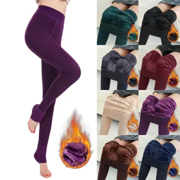 Super Thick Cashmere Wool Leggings Windproof and Cold Lasting Warmth Warm  Women Elastic Tight Leggings Pants New