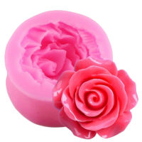 3D 3D Decorating Baking Flower Rose Tools Cake Fondant Mold Silicone