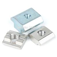 5PCS 10PCS 50PCS T Sliding Nut Zinc or Nickel-Plated Carbon Steel M3/M4/M5/M6/M8 Fastern Nut for 2020/3030/4040 Aluminum Profile