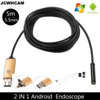 【Big-Sales】 Hayas Super Store 6LED มินิกล้องโทรศัพท์มือถือ Mirco Usb Endoscope มินิ USB โทรศัพท์กล้อง Endoscope 2เมตร10เมตร5เมตร HD 480จุดกล้องตรวจสอบ