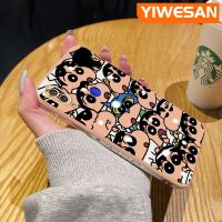 YIWESAN เคสสำหรับ Xiaomi Redmi โน๊ต7 Note 7 Pro Note 7S เคสการ์ตูนดินสอสี Shin-Chan ดีไซน์ใหม่ด้านข้างเคลือบหรูหราเคสโทรศัพท์ซิลิโคนป้องกันเลนส์กล้องคลุมทั้งหมดเคสนิ่มเคสกันกระแทก