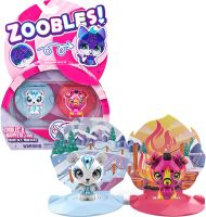 Original Zoobles ของเล่น Secret Partiez Spring To Life ตุ๊กตาของเล่นเด็ก Action Figures สาววันเกิดตุ๊กตา Playset