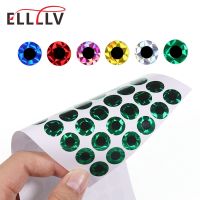 【hot】❀ Elllv 100pcs/pack 2D Flat Fishing Eyes Artificial Sticker for Sea Metal Jigs Pink Gold