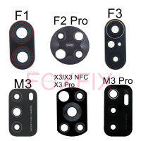 FoxFix Belakang Kamera Utama Kaca untuk POCO F1 F2 F3โปร F4 GT X3 M3 NFC M4 X4 5G Penggantian dengan Pita Pilekat