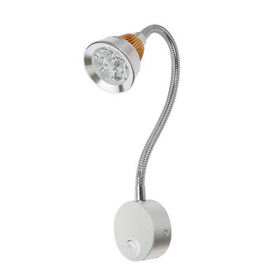 Спот Потолочный Светильник 2pcs Led Wall Lamp, Geekeep 5w Led Light With Long Flexible Gooseneck For Bedside, Bathroom, Wall Lig