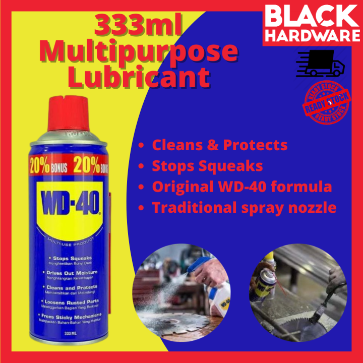 Black Hardware WD-40 Multipurpose Silicone Lubricant Degreaser Foaming ...