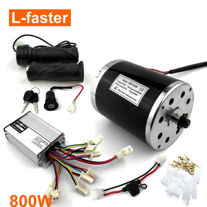 36V48V 800W Brush DC Motor Kit Scooter E300 Conversion Kit Motorcycle