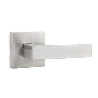 Probrico Interior Door Handle Locks Stainless Steel Front back door Levers with lock corelatch Bedroom dummy handles gate locks