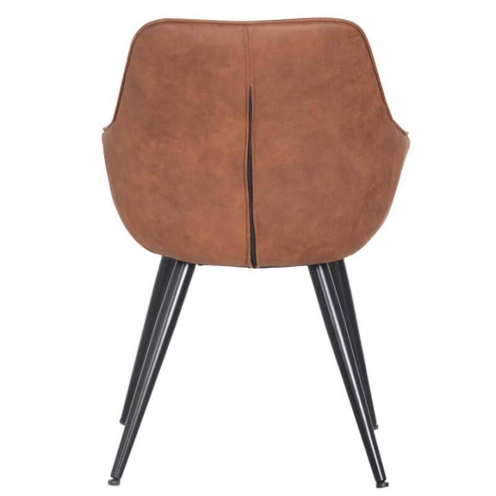 furintrendเก้าอี้อามร์แชร์-เก้าอี้นั่ง-เก้าอี้นั่งกินข้าว-เก้าอี้พักผ่อน-เก้าอี้ทำงาน-เก้าอี้ประชุม-เก้าอี้-รุ่น-ivy4-brown-สีน้ำตาล