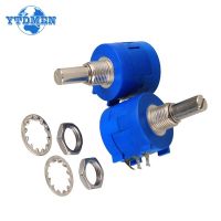 【jw】❀  2pcs/set 3590S Multi-turn wirewound Potentiometer 10K 500R 1K 5K 20K 50K 100K  volume control Adjustable Resistor