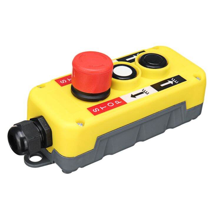 Waterproof Industrial 2 Buttons Remote Control Push Button Switch with