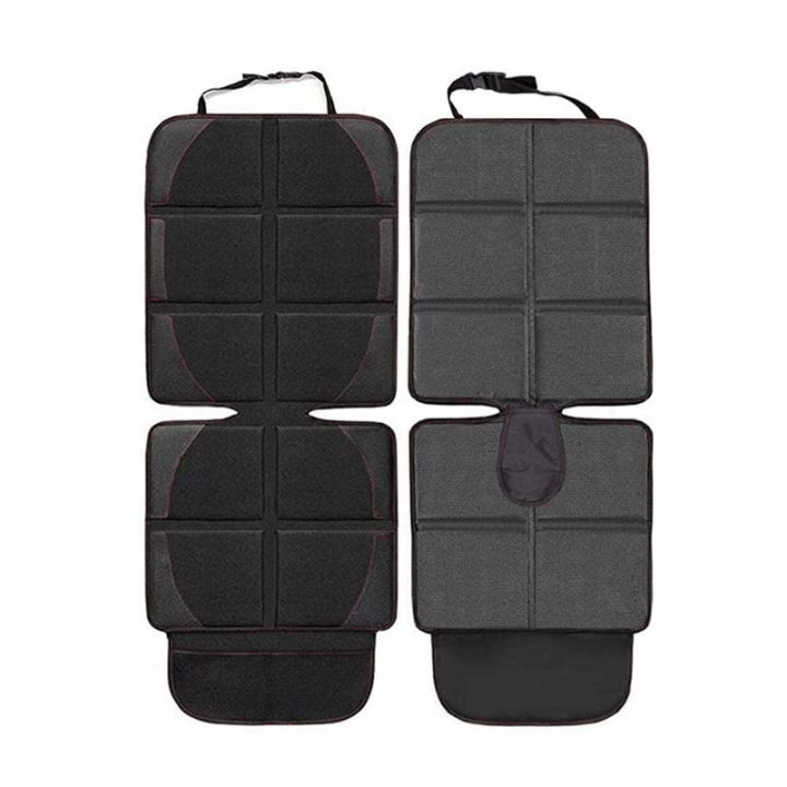 car-seat-protectors-2-pack-car-seat-cover-under-baby-child-safety-carseat-with-organizer-pockets-waterproof-non-slip