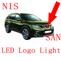 NIS 4D SAN ด้านหน้าด้านหลังรถยนต์ LED สัญลักษณ์แสงป้ายรถโลโก้โคมไฟ Daylighting DRL ที่มีความปลอดภัยหลอดไฟเครื่องหมาย TIIDA X-TRAIL ฯลฯ