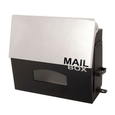 สินค้าใหม่ Mail Box ตู้จดหมาย Two Tone Mini ตู้รับจดหมาย ขนาด 22.5 x 23.3 x 10 ซม. สีเทา - ดำ ตู้จดหมายสวยๆ