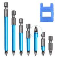 Supower Magnetic Anti Slip ph2 Screw Drill Bit 25mm,50mm,65mm,70mm,90mm,127mm,150mm (7PCS + Magnetizer) Handtool parts Accessories