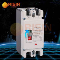 RISIN True 2P 500V DC MCCB สวิตช์ป้องกันการโอเวอร์โหลดตัวเรือนเครื่องตัดวงจรโซลาร์สำหรับระบบพลังงานแสงอาทิตย์