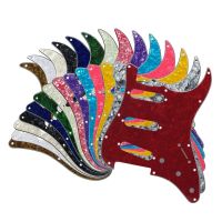 WK-A Set Of 11-hole SSS Guitar Pickguard Back Plate And Screws, Suitable For ST Style Electric Guitar Parts