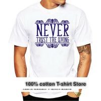 Beetlejuice Nunca Trust The Living Camiseta Cotton