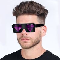 ℗♀ Hot Selling New 8 Modes Quick LED Flash Party Glasses Luminous Glasses Lighting Glowing Classic Cahristmas Toys Dropshipping