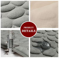 【cw】Cobblestone Embossed Bathroom Bath Mat Non-slip Cars In Wash Basin Bathtub Side Floor Rug Shower Room Doormat Memory Foam Pad ！