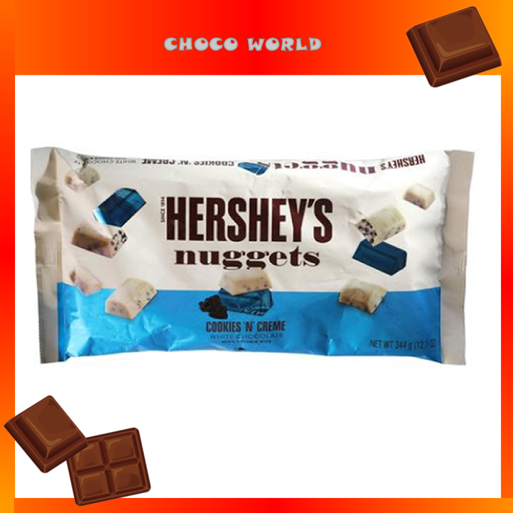 Hershey's Nuggets Cookies & Creme Chocolate 344g (Expiry Date AUGUST