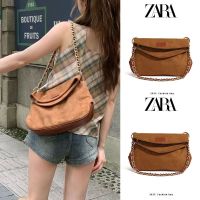 ZARAˉ Early Autumn Bag Womens Bag Messenger Bag Chain Texture Foreign Style Korean Style All-Match Fashion Hot Girl Niche Design Shoulder Bag