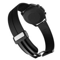 yiqtft Magnetic Folding Buckle Band For HAYLOU RS4 Plus Silicone Strap For HAYLOU Solar Plus RT3 RT2 GST Lite Bracelet Watchband