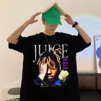 Rapper Juice Wrld Harajuku Graphic Tshirt Men Oversized Hip Hop T Shirt Male Fashion Casual Soft T-Shirt MenS Streetwear S-4XL-5XL-6XL