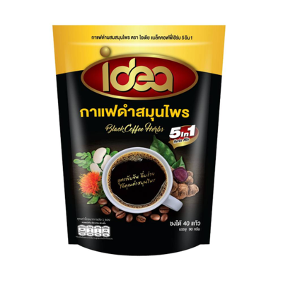 ไอเดีย กาแฟดำสมุนไพร 5อิน1 90กรัม