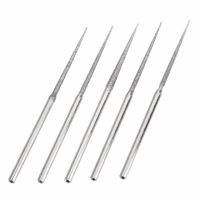 HH-DDPJ5pcs 3mm Shank Grinding Rods Mini Drill Diamond Grinding Head Bur Needle Engraving Carving Polishing Glass Jade Stone Drill Bit