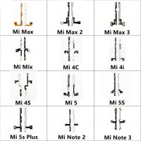 เหมาะสำหรับ Xiaomi Mi 4 4I 4C 4S 5 5S Plus Mix 3 2 2S Max 3 2 Note 2 3ปุ่มพาวเวอร์ด้านข้างปุ่มเปิดปิดปุ่ม Flex