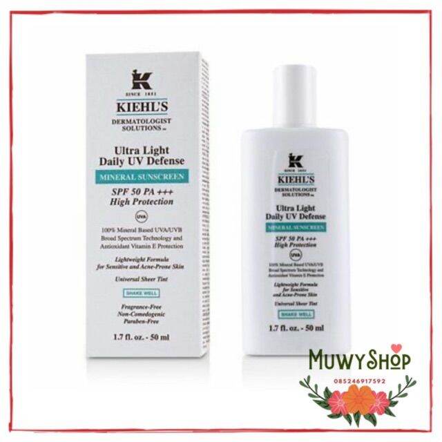 Kiehl’s Kiehls Ultra Light Daily UV Defense Mineral Sunscreen SPF 50 PA