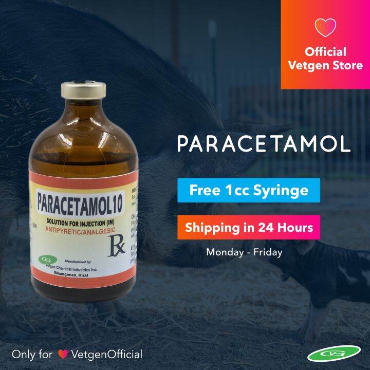 Paracetamol for Animals 100ml Vet Product Vetgen Official Lazada PH