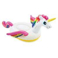 ห่วงยางยูนิคอร์นสีรุ้ง แบบใหม่ Inflatable New Rainbow Unicorn Pool Float