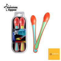 Tommee Tippee Heat Sensor Spoon ทอมมี่ ทิปปี้ ช้อนป้อนอาหาร วัดอุณหภูมิได้ แพ็คคู่ คละสี