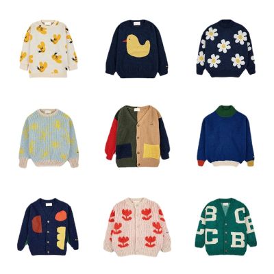2023AW BC KIDS Children Sweaters Knit Wear Kids Knitting Pullovers Tops Baby Girl Boy Sweaters Kids Sweaters