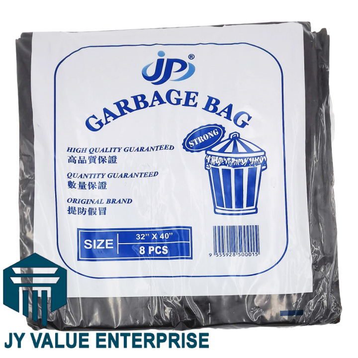 HDPE 32 X 40 Extra Thick Heavy Duty Garbage Bag Plastik Sampah Hitam