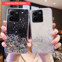 Case สำหรับ Vivo V25 V25e VivoV25 VivoV25e 5กรัม4กรัม2022 S Tarry Sky เงินฟอยล์ G Litter อีพ็อกซี่นุ่มโทรศัพท์ปลอกปกหลังป้องกันการล่มสลายกันกระแทก